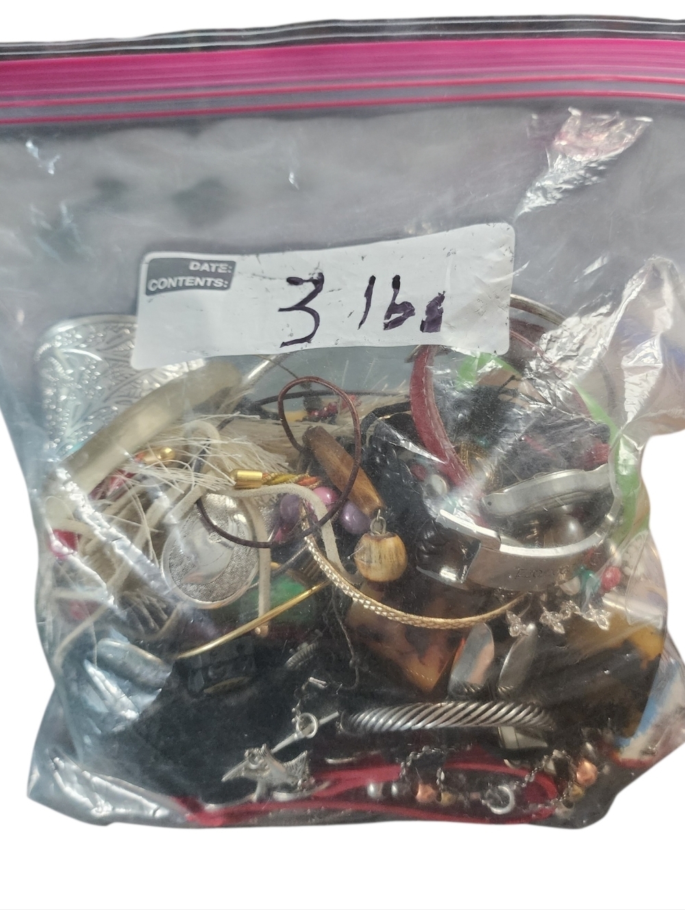 Costume Jewelry Lot 3 LBS Multicolor